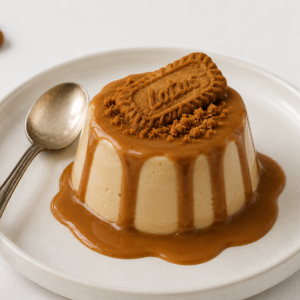 Lotus Biscoff Panna Cotta