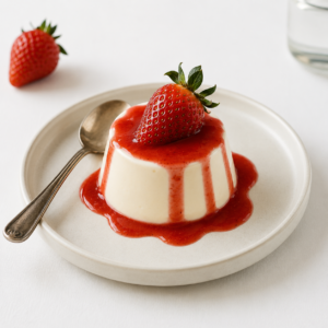 strawberry-panna-cotta